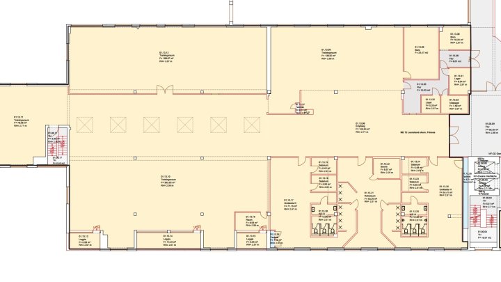 1.250 m² - Gewerbefläche im EKZ Eselsmühle in Halle-Neustadt - Ideal für ein Fitnessstudio